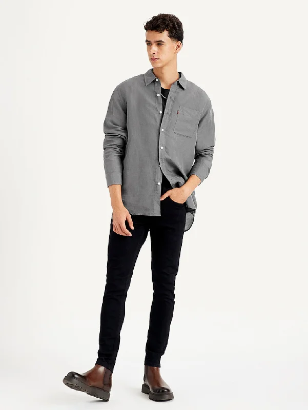 Men's Solid Regular Fit Shirt